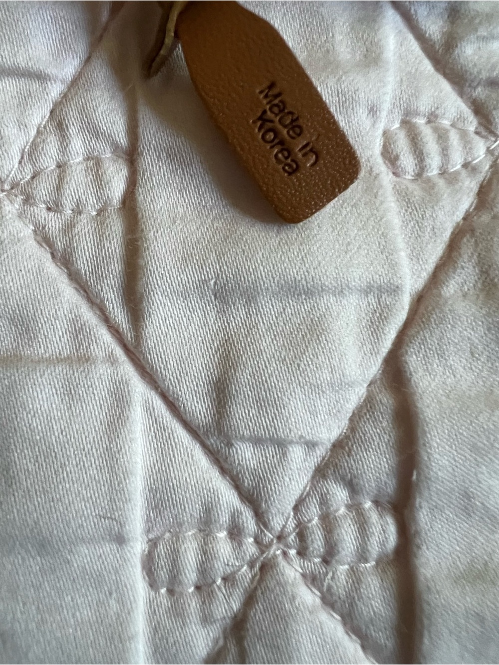 MCM Light Pink Quilted Leather Charm with Tan Tag PLEASE MAKE AN OFFER - Picture 3 of 3